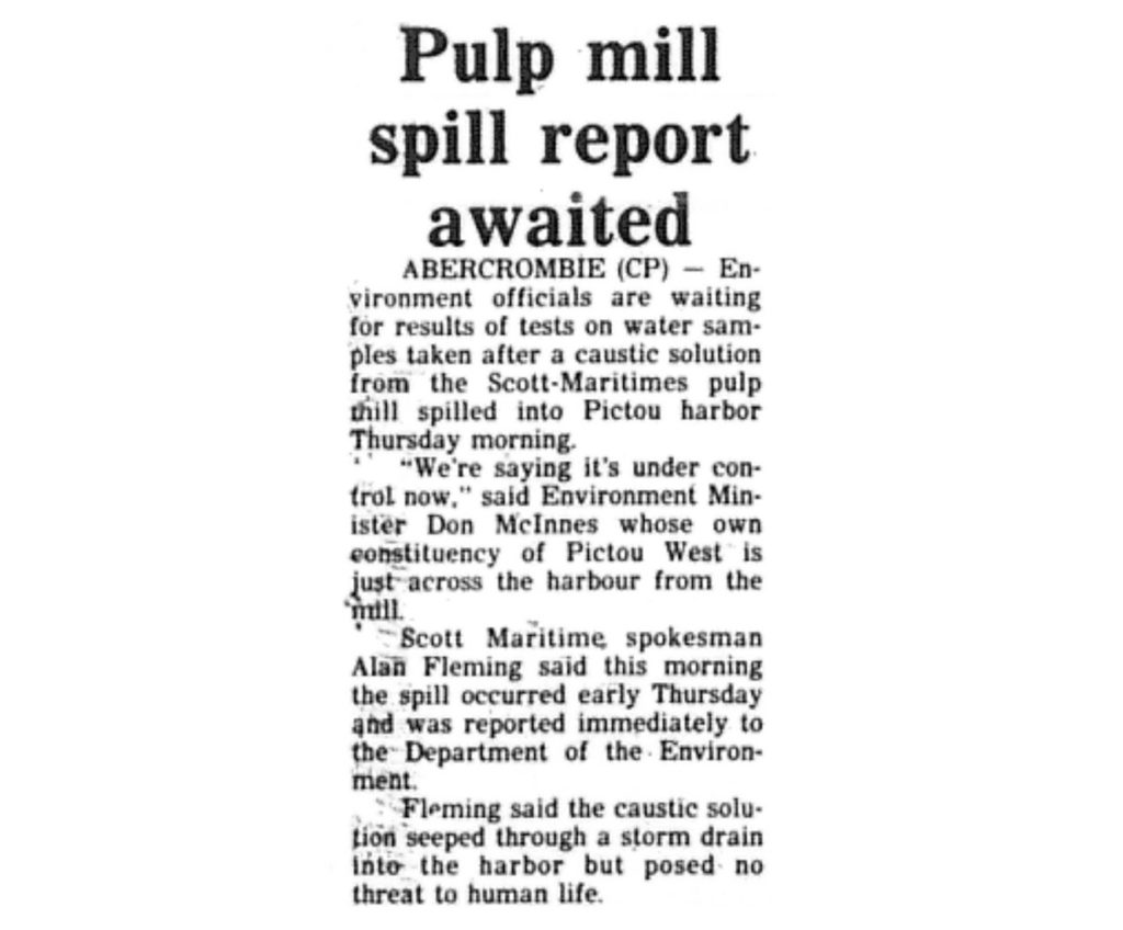 September 12: Spill Report Awaited